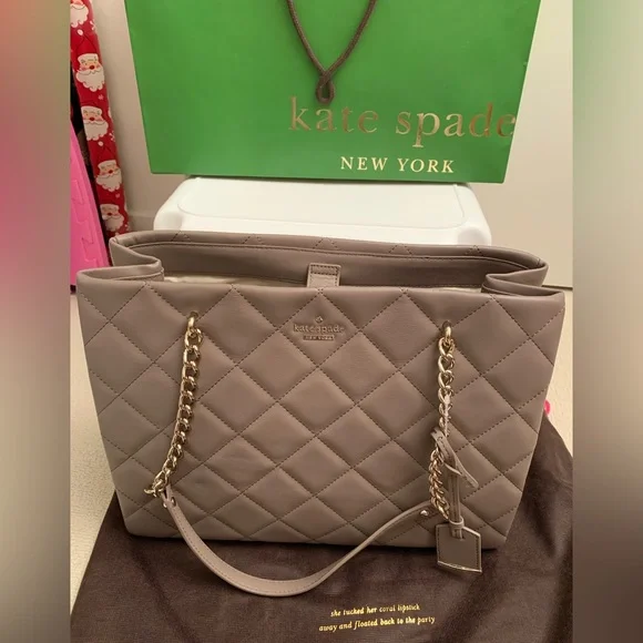 🆕 new KATE SPADE Emerson Place Phoebe Shoulder Bag - Porcini - Picture 4 of 13